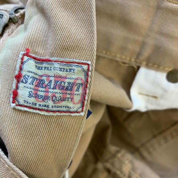 Polo Ralph Lauren Khaki Tan Straight Leg Pants - Picture 5 of 7